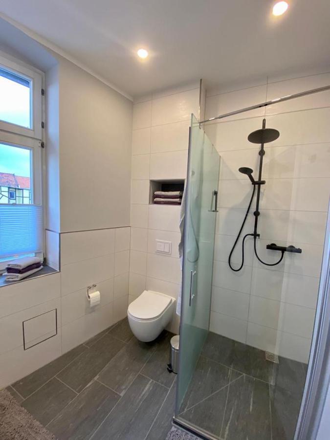 Fewo Otto- Sanierte Ferienwohnung Im Einzeldenkmal Quedlinburg Eksteriør billede