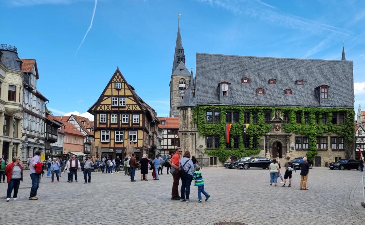 Fewo Otto- Sanierte Ferienwohnung Im Einzeldenkmal Quedlinburg Eksteriør billede