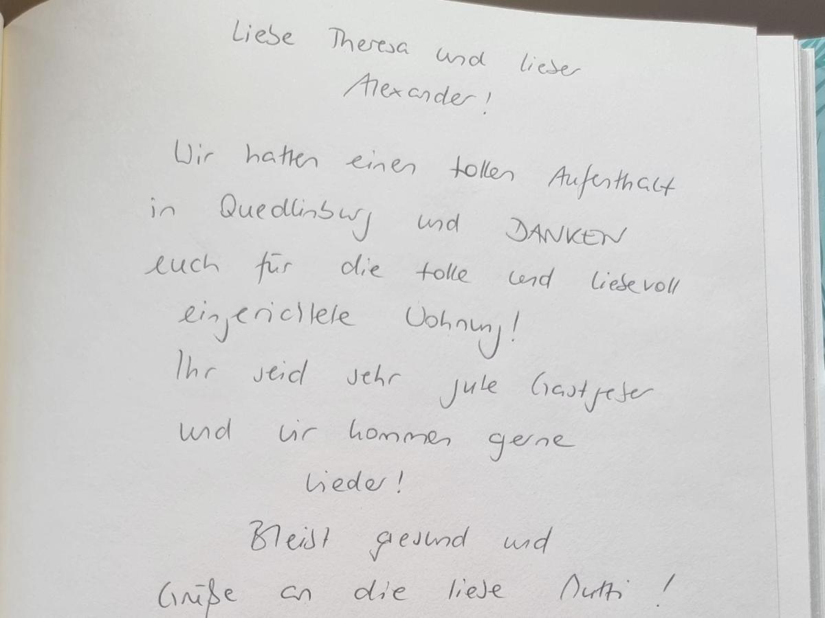 Fewo Otto- Sanierte Ferienwohnung Im Einzeldenkmal Quedlinburg Eksteriør billede